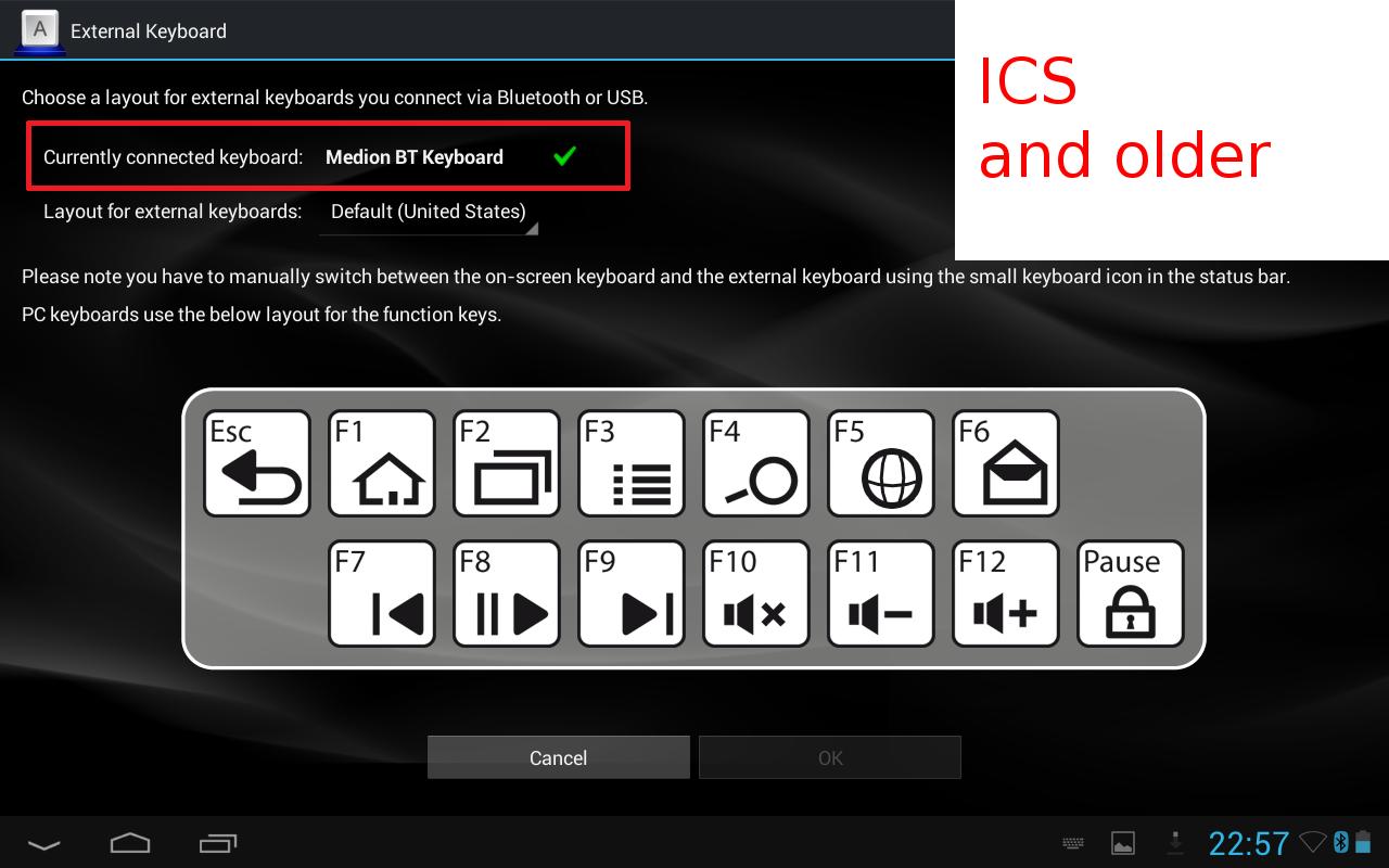 External Keyboard