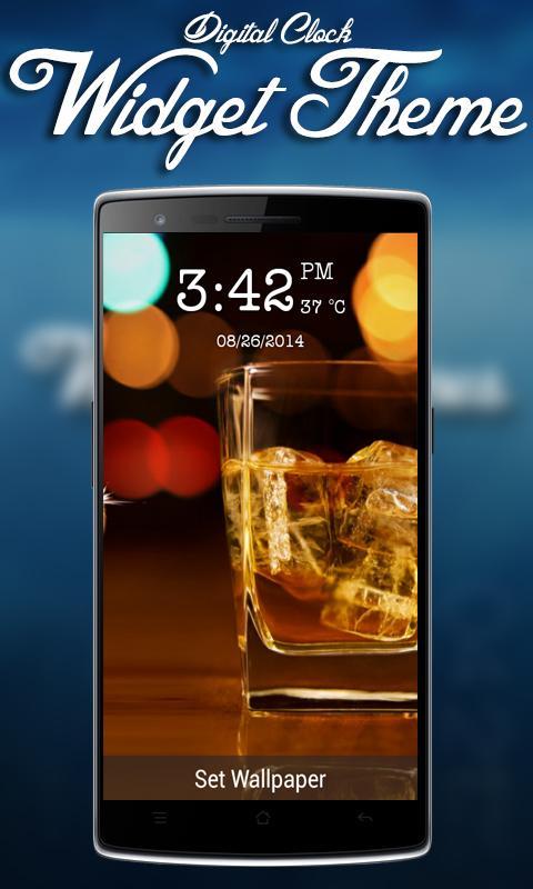 Digital Clock Widget Themes