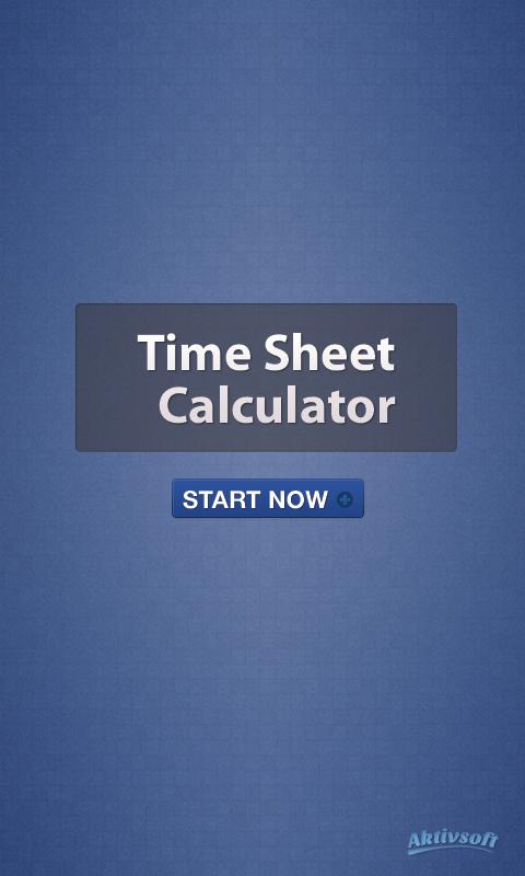 Timesheet Salary Calculator