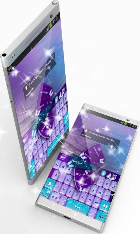 Purple fantasy GO Keyboard