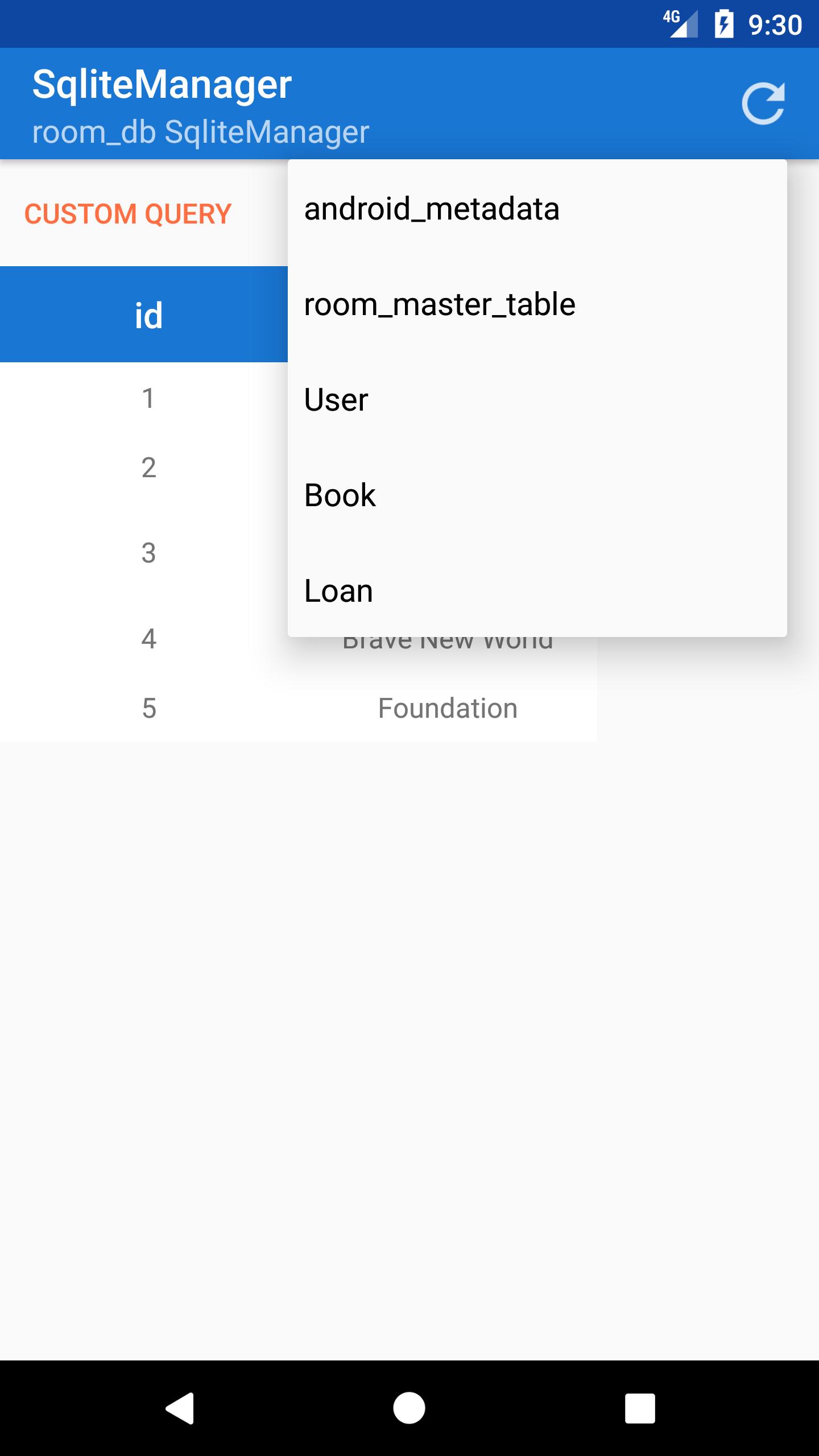 Sqlite Manager Library