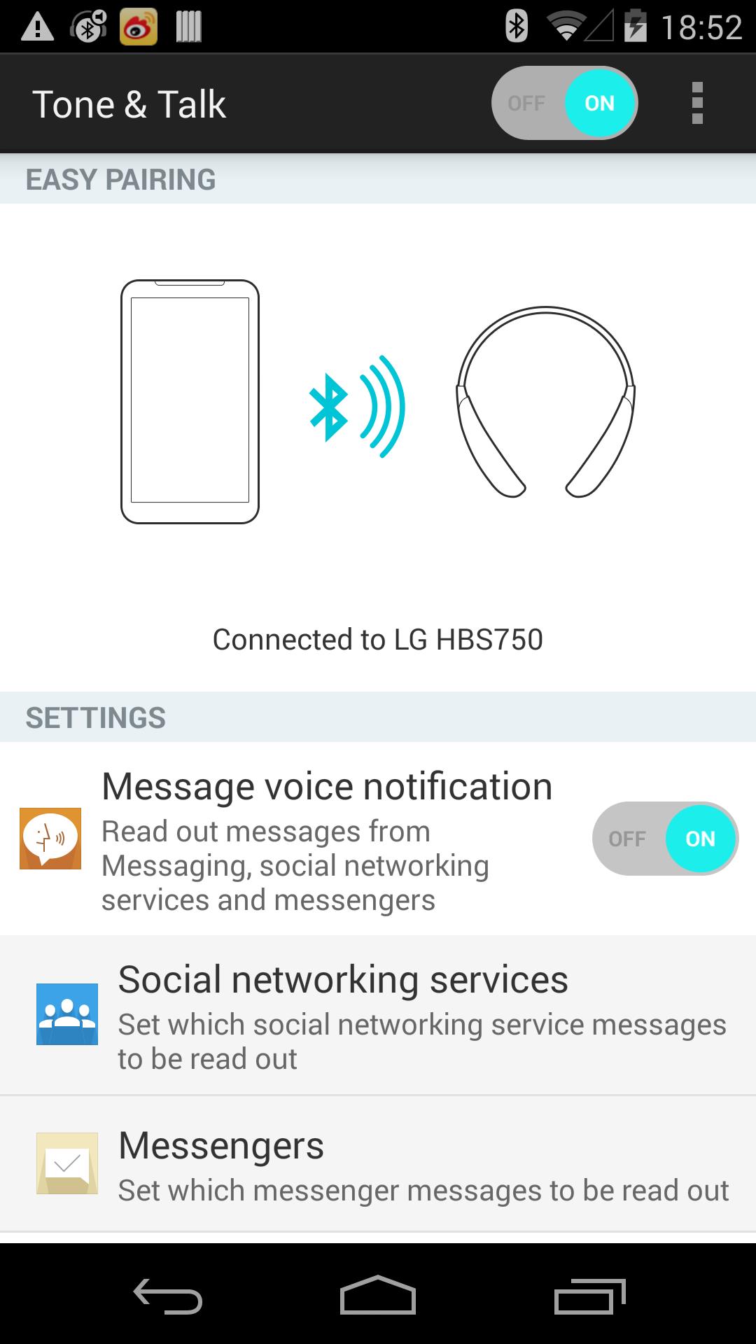 LG Tone & Talk (Deutsch)