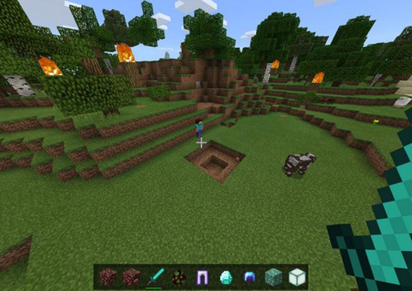 Evil Herobrine mod for MCPE