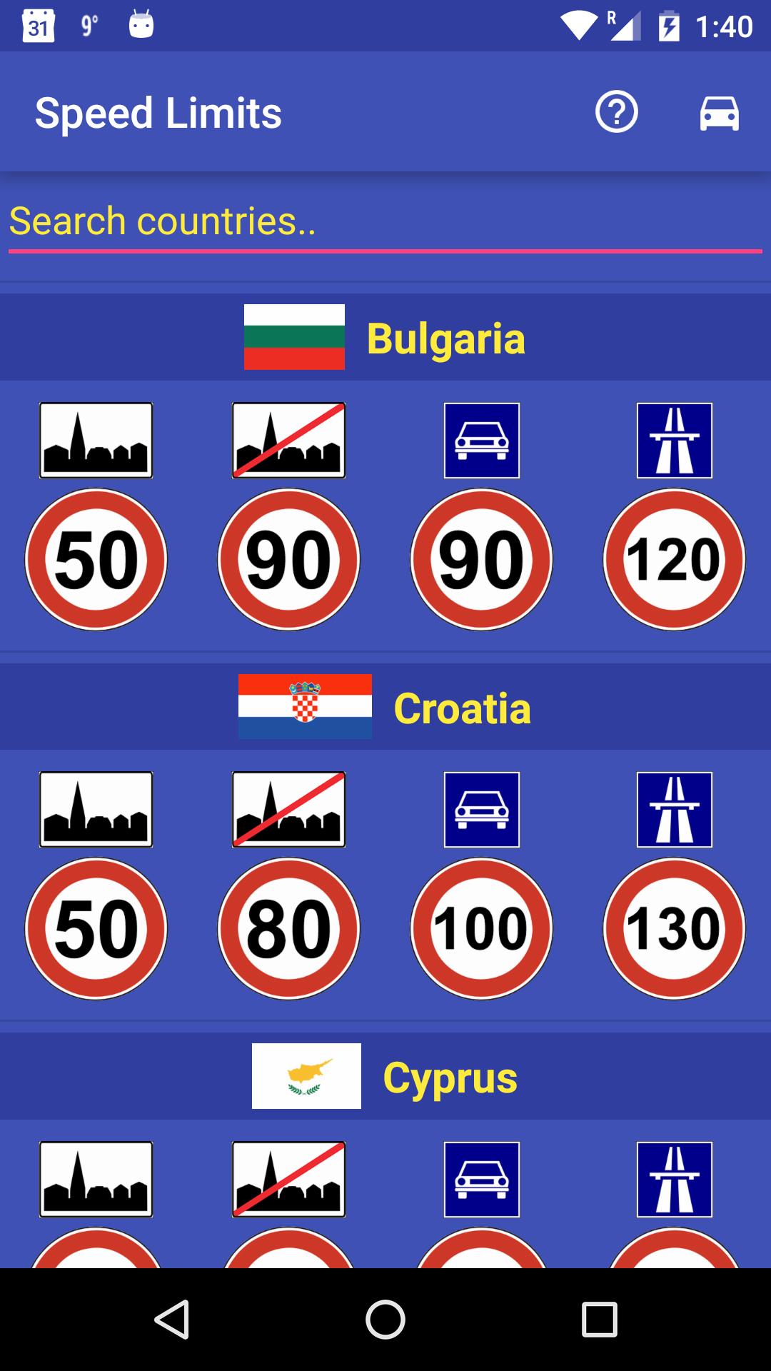 Speed Limits