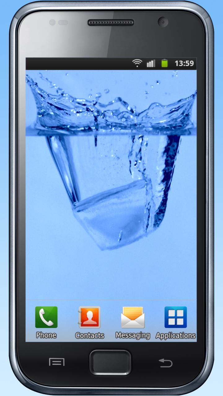 Water drops, water bubbles