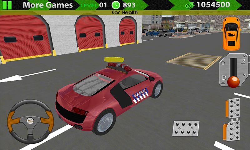 Fireman Rescue Parking 3D SIM
