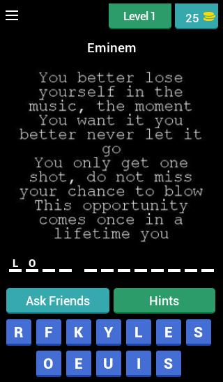 Guess the song - Eminem