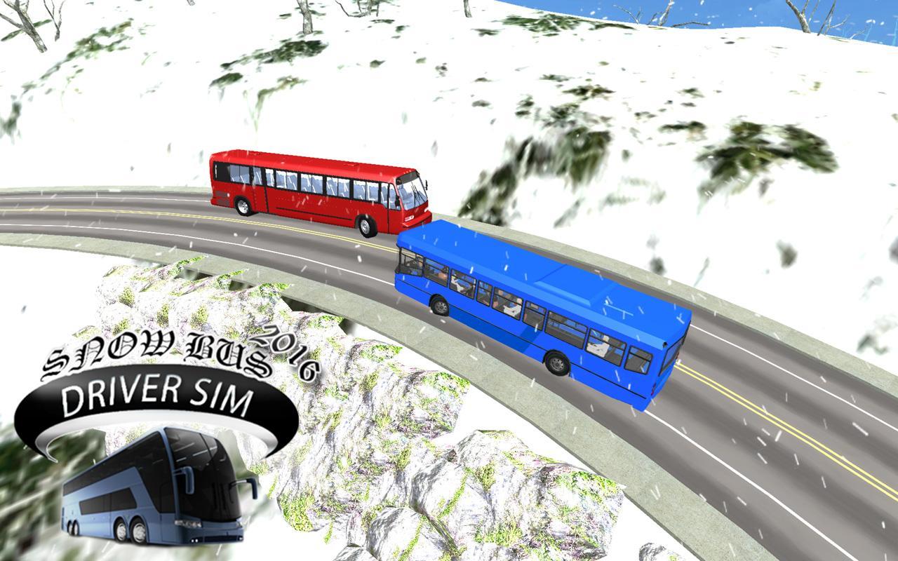 Snow Bus Driver Sim 2016