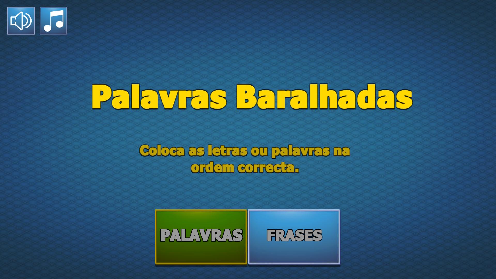 Palavras Baralhadas