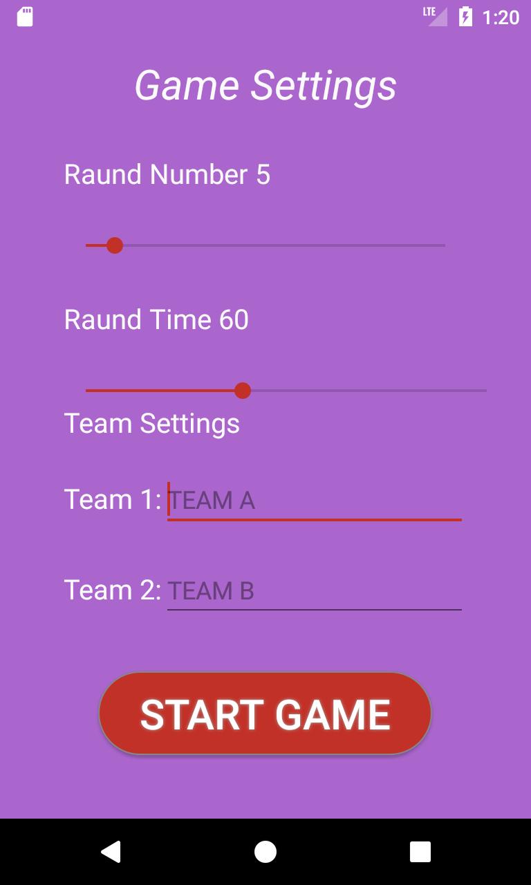 Taboo Word Game